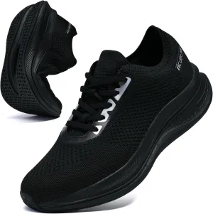 Mens Non Slip Walking Sneakers Breathable Athletic Running Shoes Gym Tennis Shoes for Men