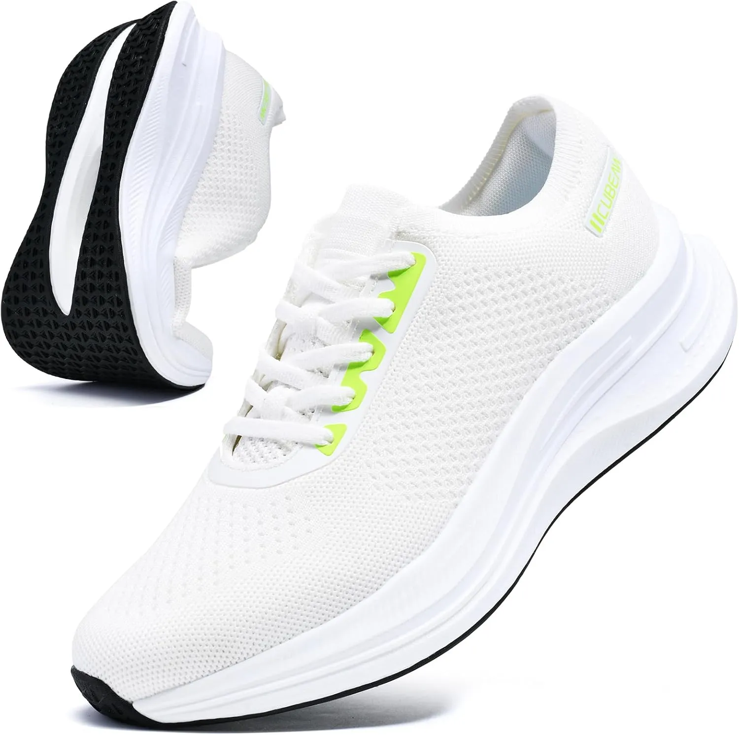 Mens Non Slip Walking Sneakers Breathable Athletic Running Shoes Gym Tennis Shoes for Men