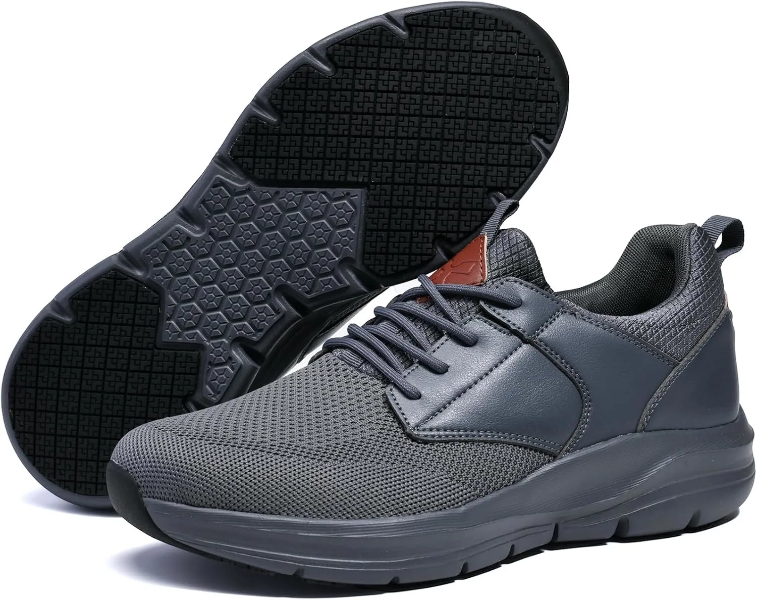 Mens Non Slip Work Shoes Walking Sneakers Zapatos Trabajo Food Service Chef Kitchen