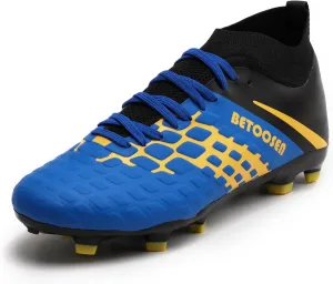 Men's Outdoor Firm Ground Football Soccer Cleats Shoes Futsal Football Training Sneakers