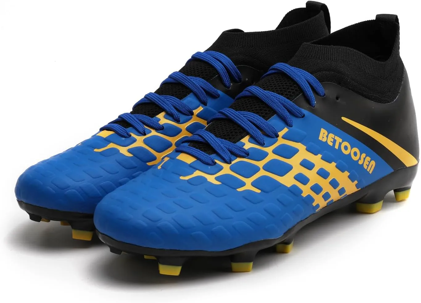 Men's Outdoor Firm Ground Football Soccer Cleats Shoes Futsal Football Training Sneakers