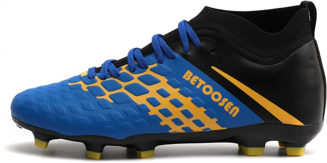Men's Outdoor Firm Ground Football Soccer Cleats Shoes Futsal Football Training Sneakers