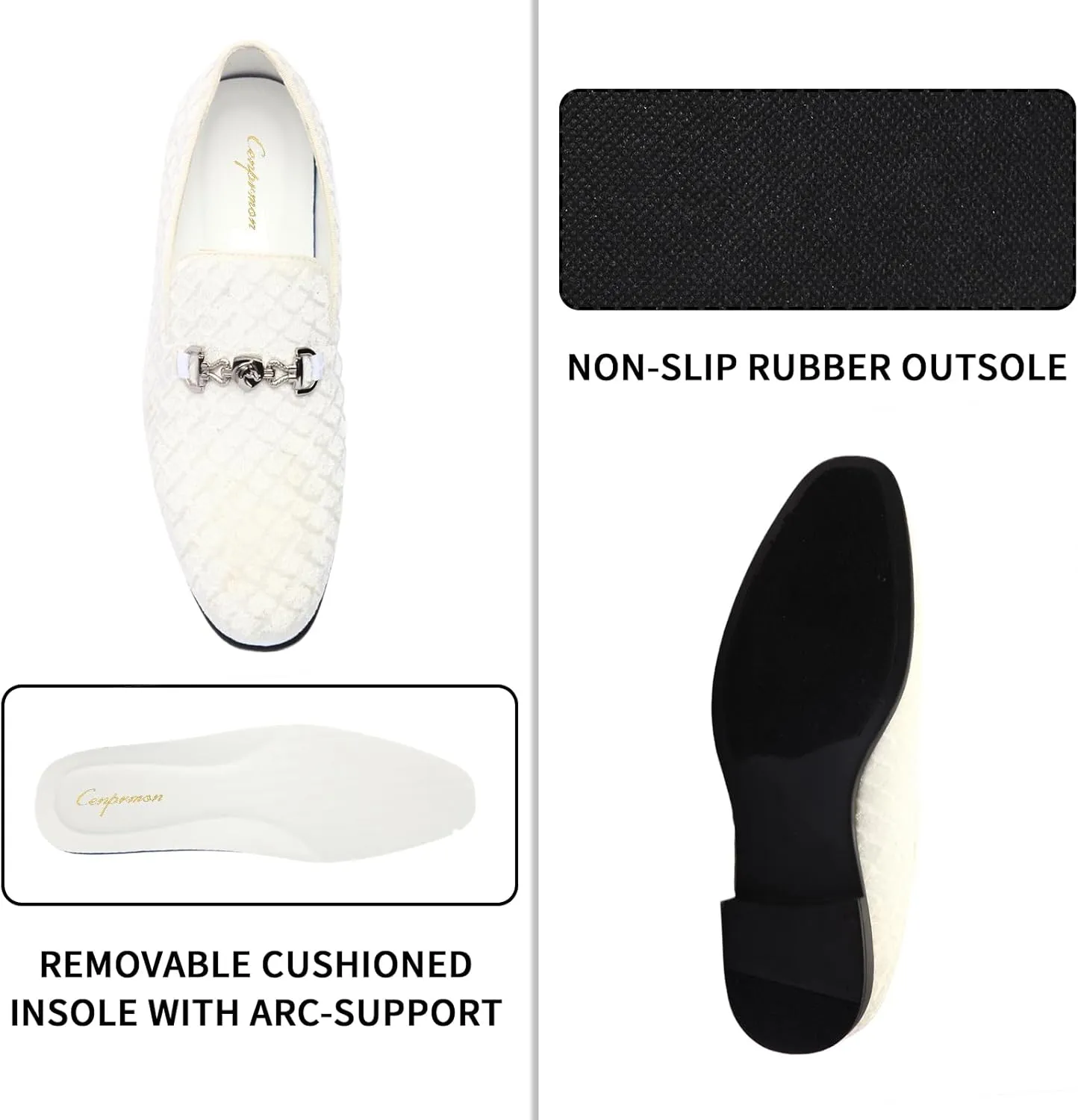 Men's Penny Slip-on Loafer Diamond-Patterned Velvet Dress Shoes Luxury Suede Smoking Slipper Party Prom Wedding Shoes
