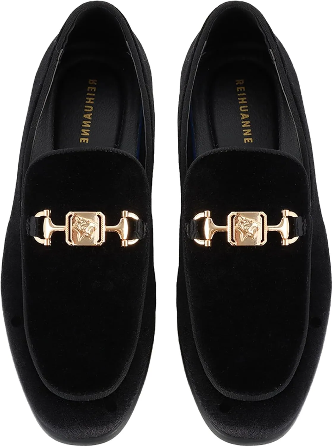 Men's Penny Slip-on Velvet Loafer Luxury Suede Tuxedo Dress Shoes Fancy Smoking Slipper Party Prom Wedding Shoes Comfortable Lightweight