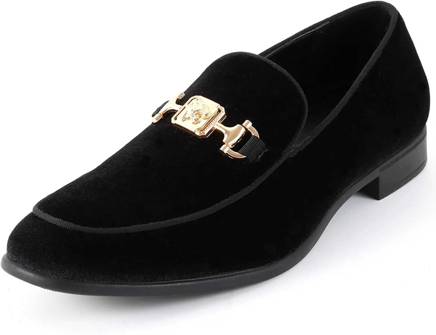 Men's Penny Slip-on Velvet Loafer Luxury Suede Tuxedo Dress Shoes Fancy Smoking Slipper Party Prom Wedding Shoes Comfortable Lightweight