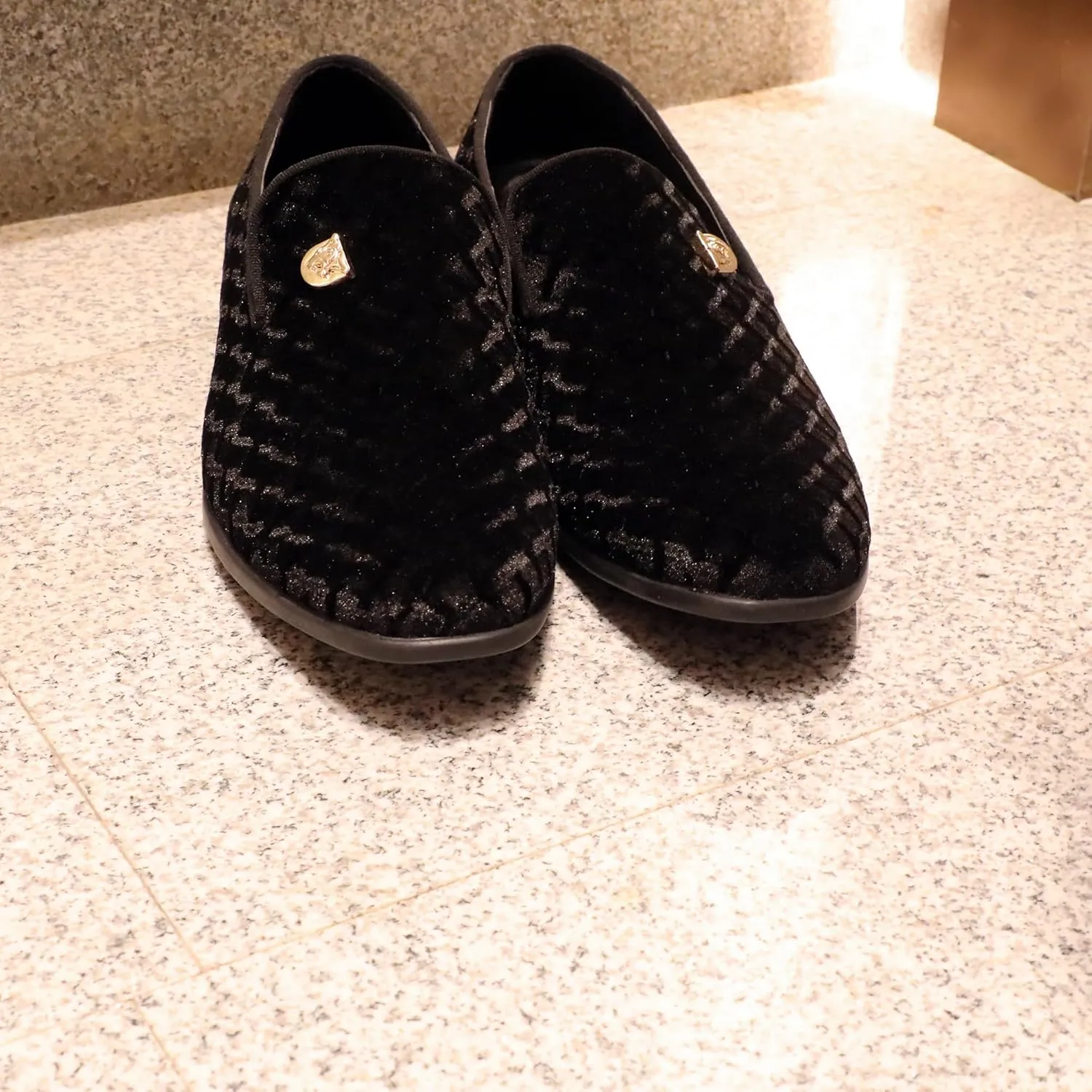 Men's Penny Slip-on Velvet Loafer Suede Dress Shoes Designer Smoking Slipper Prom Wedding Shoes