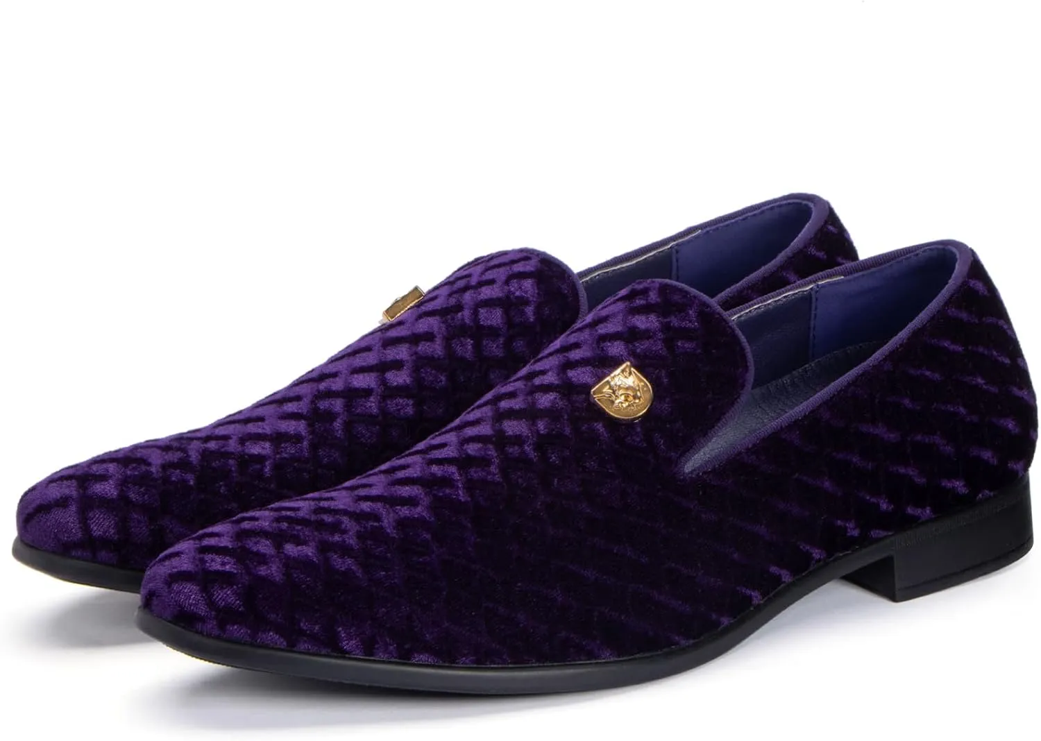 Men's Penny Slip-on Velvet Loafer Suede Dress Shoes Designer Smoking Slipper Prom Wedding Shoes