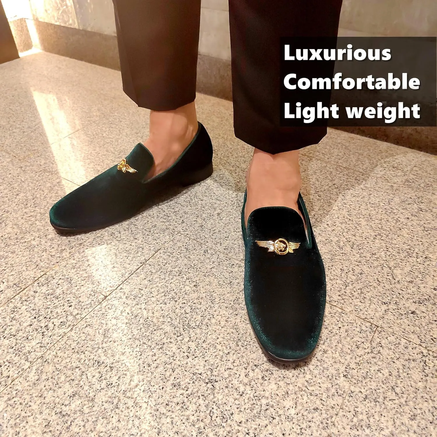 Men's Penny Slip-on Velvet Loafer Suede Dress Shoes Designer Smoking Slipper Prom Wedding Shoes