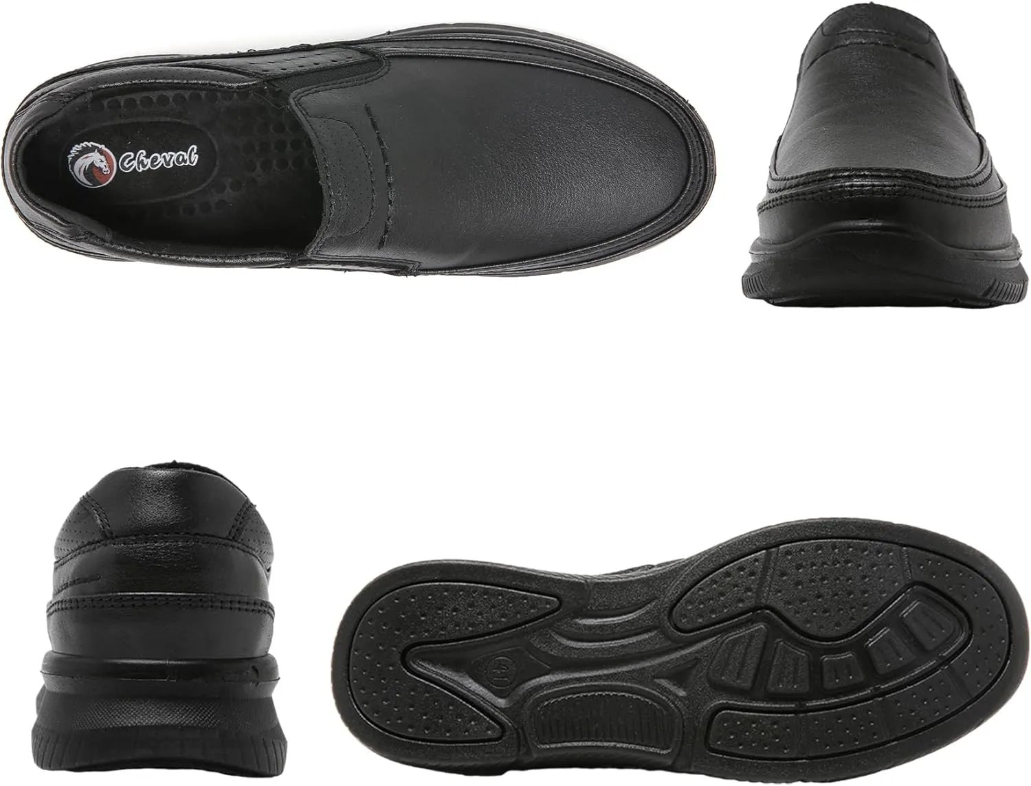 Men's Slip On Casual Loafers, Comfortable Walking Shoes for Men, Lightweight Dress Shoes for Office Driving