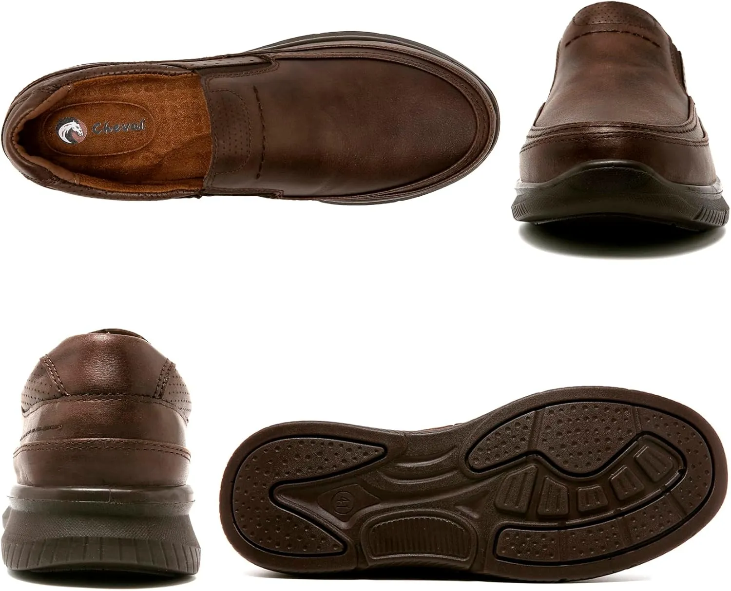 Men's Slip On Casual Loafers, Comfortable Walking Shoes for Men, Lightweight Dress Shoes for Office Driving