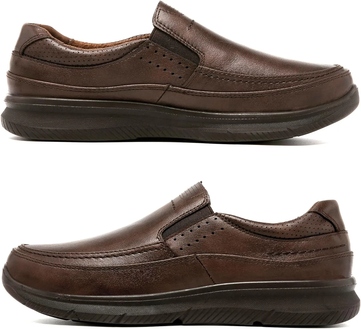 Men's Slip On Casual Loafers, Comfortable Walking Shoes for Men, Lightweight Dress Shoes for Office Driving
