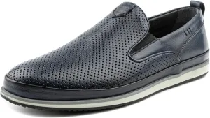 Men's Slip-On Loafers, Classic Fashion Sneakers, Flats Casual Lightweight Comfortable Breathable Mesh Perfed Leather Upper, Lining and Insole, Thermoplastic Sole
