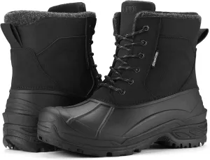 Men's Snow Boots Insulated Waterproof Lightweight Winter Boots Slip Resistant Duck Boots for Men
