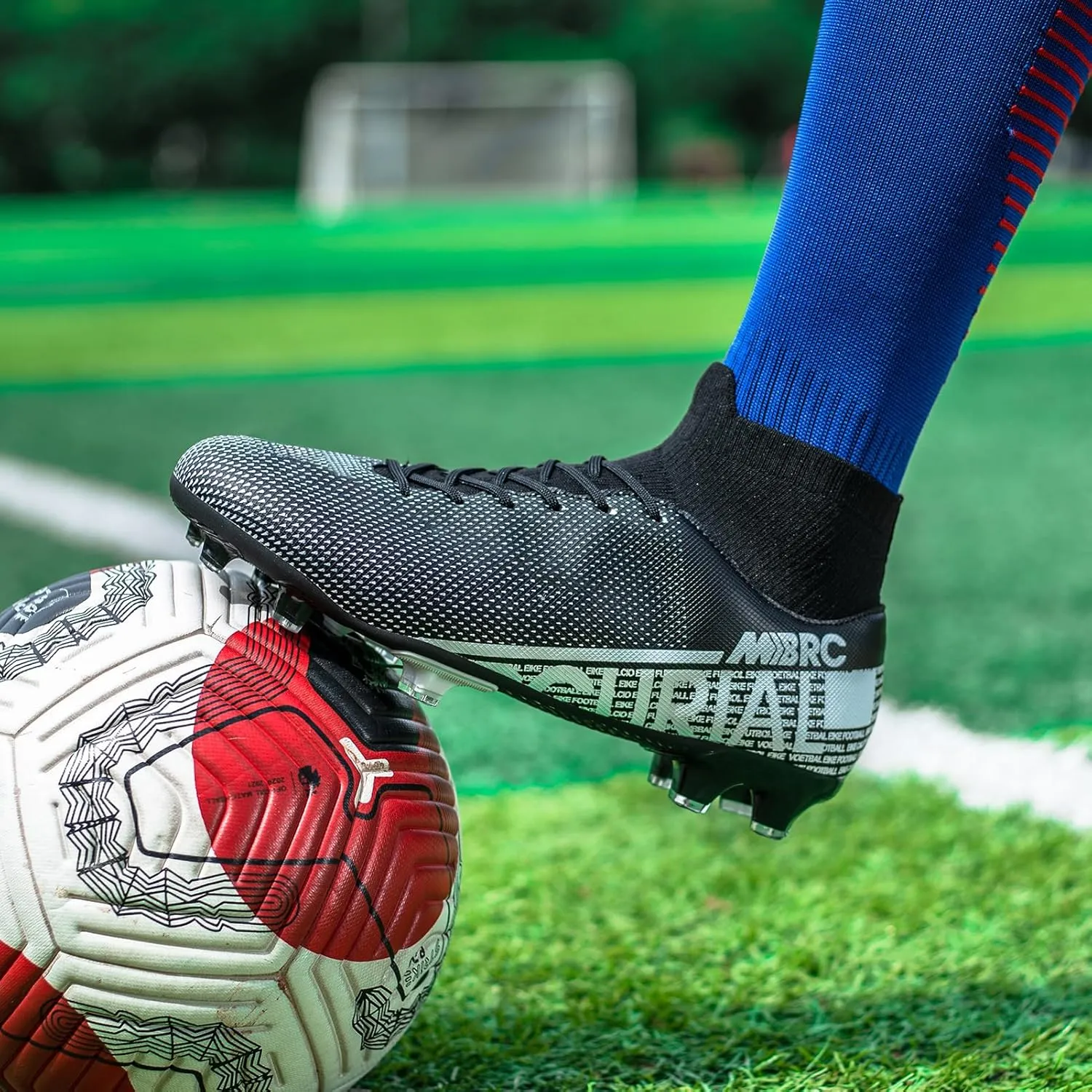 Mens Soccer Cleats High Top Soccer Shoes for Men
