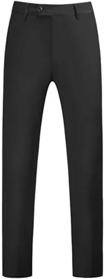 Men's Solid Casual Bright Color Simple Wedding Party Formal Suit Trousers
