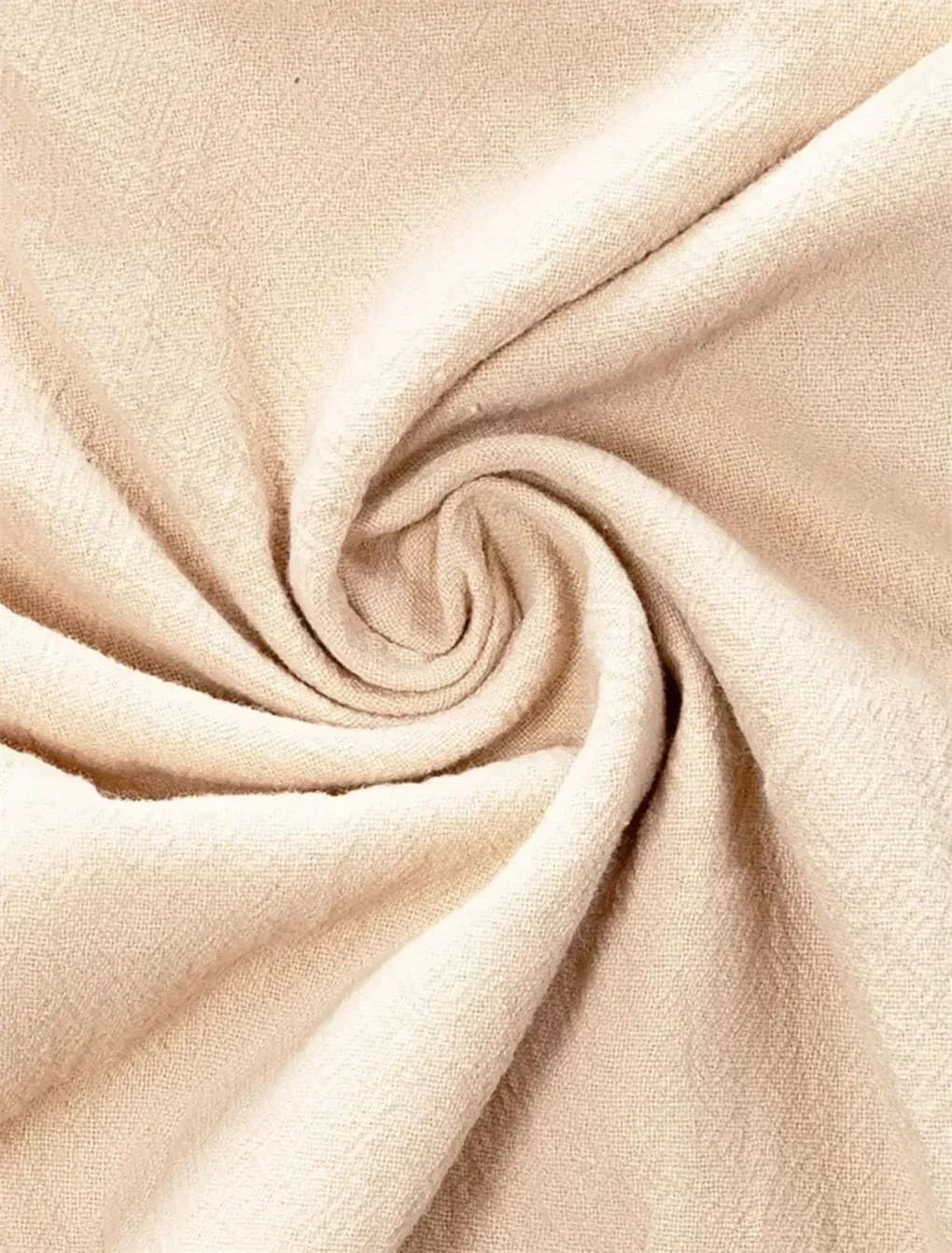 Men's Solid Color Casual Simple Cotton and Linen Elastic Drawstring Stitching Wide-Leg Trousers
