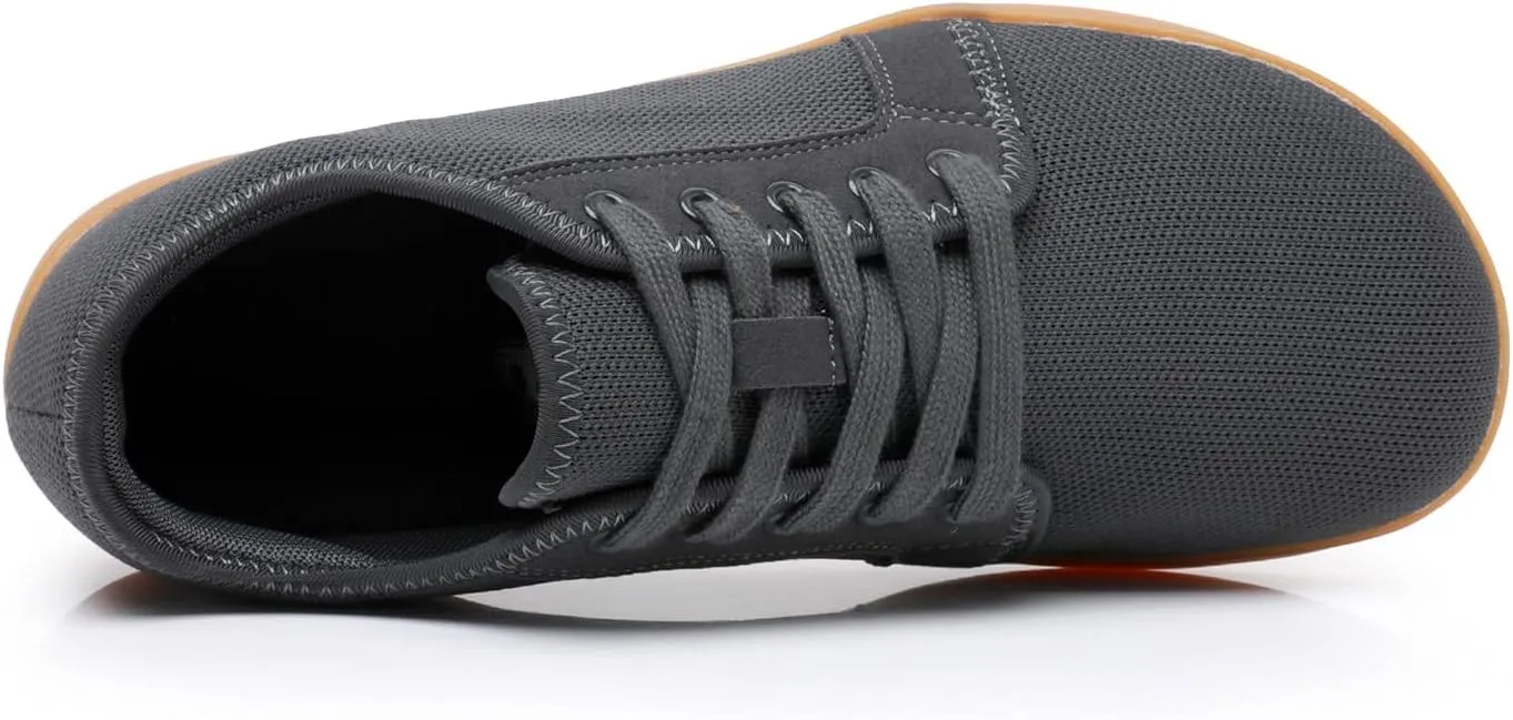 Men's Wide Toe Box Casual Shoes Barefoot Sneakers Wide Width | Zero Drop Sole | Resistant Slip and Breathable Walking Shoes for Men