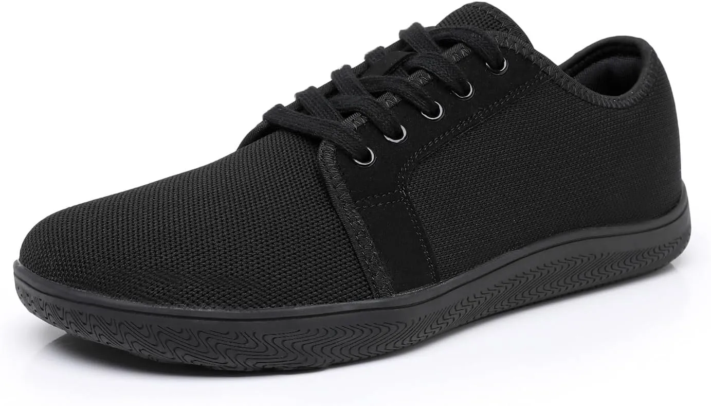 Men's Wide Toe Box Casual Shoes Barefoot Sneakers Wide Width | Zero Drop Sole | Resistant Slip and Breathable Walking Shoes for Men