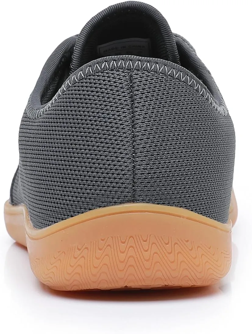Men's Wide Toe Box Casual Shoes Barefoot Sneakers Wide Width | Zero Drop Sole | Resistant Slip and Breathable Walking Shoes for Men