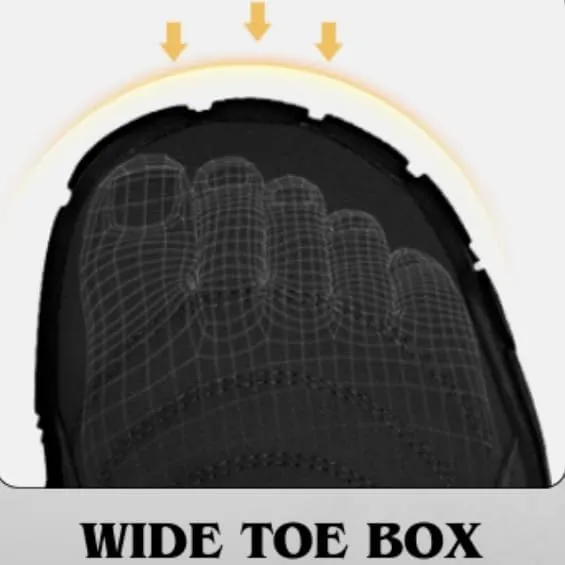 Mens Womens Winter Hiking Boots Wide Toe Box Warm Snow Boots Minimalist Barefoot Boots Zero Drop Sole Waterproof Non-Slip Ankle Booties