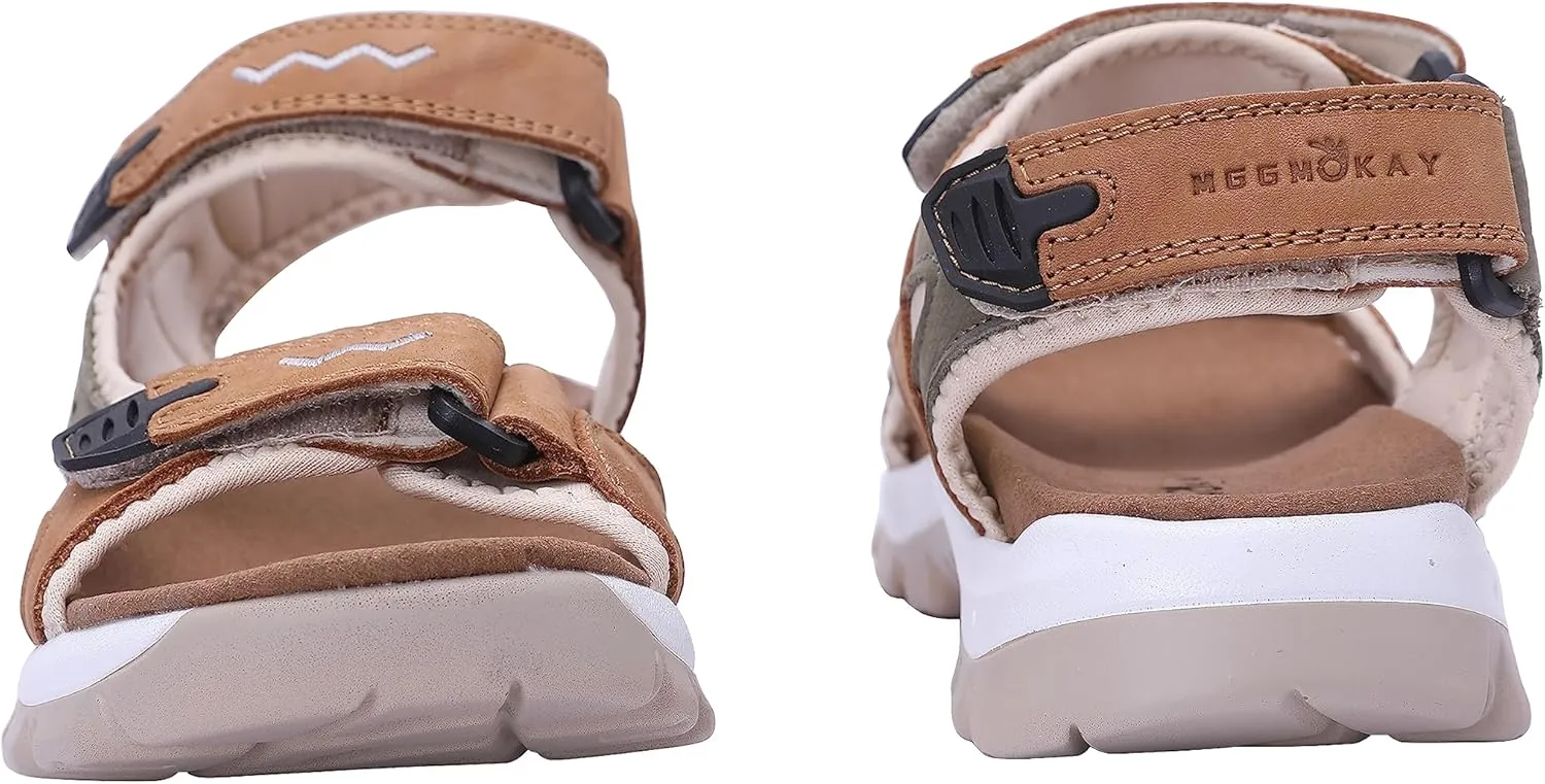MGGMOKAY Women's Hiking Sandals Open Toe Outdoor Sports Sandals Casual Beach Sandals