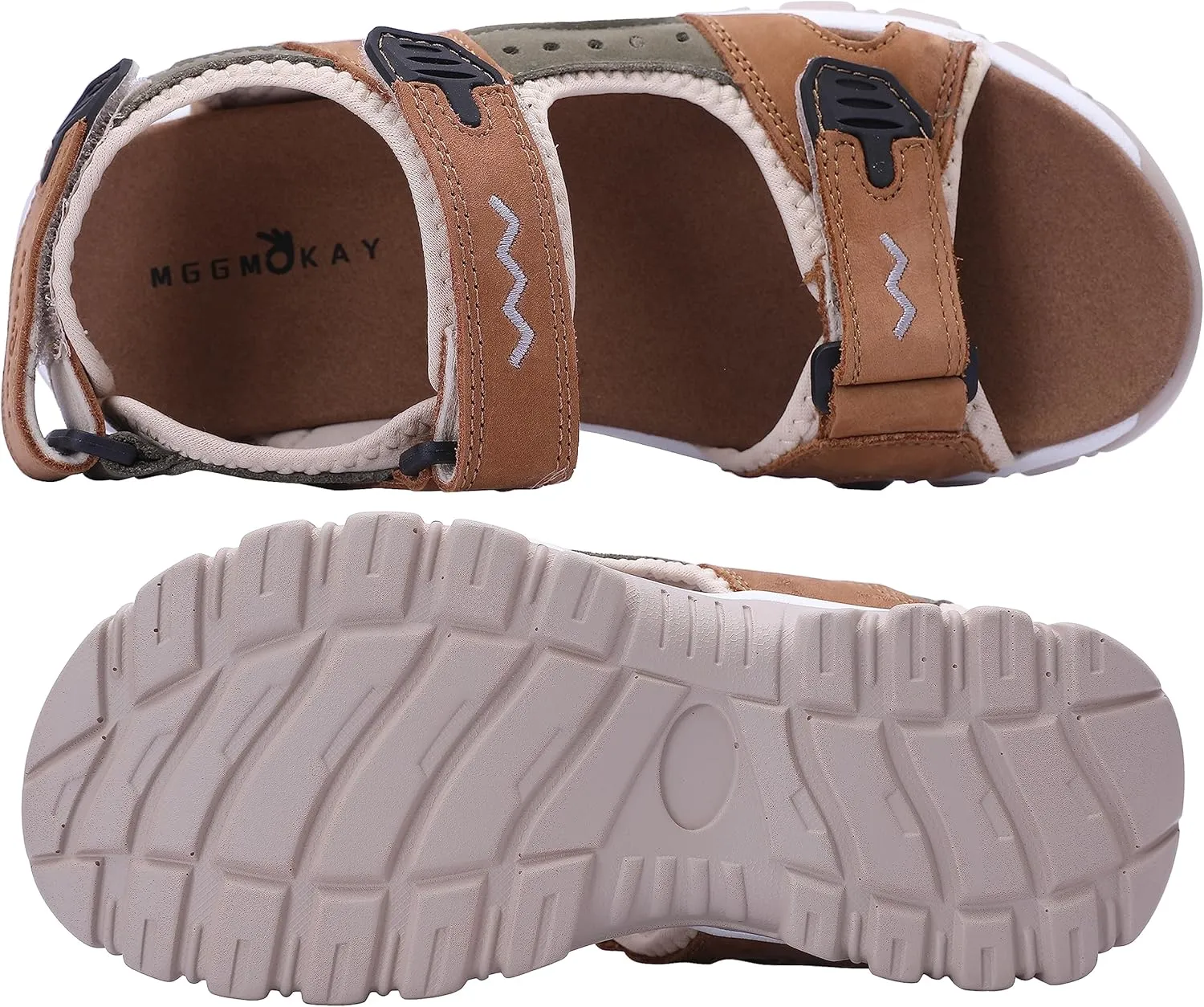 MGGMOKAY Women's Hiking Sandals Open Toe Outdoor Sports Sandals Casual Beach Sandals