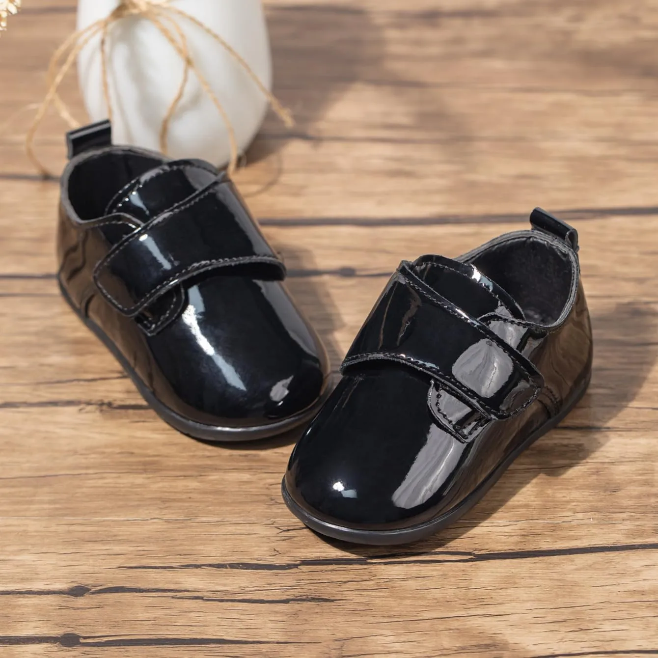 Miamooi Infant Baby Boys Girls Loafers Classic PU Leather Wedding Dress Shoes Toddler Brogue Formal Flat Lazy Crib Oxford First Walking Christening Shoe