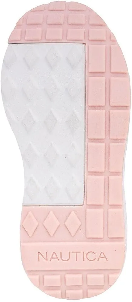 Nautica Girls' Sneakers - Lace-Up Tennis Shoes, Casual & Comfortable for Toddlers,Toddler, Little Kids & Big Kids (Platform/Regular)