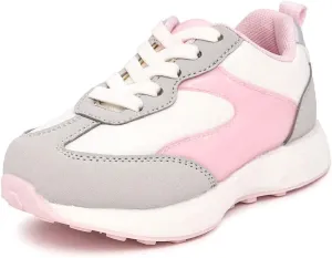 Nautica Girls' Sneakers - Lace-Up Tennis Shoes, Casual & Comfortable for Toddlers,Toddler, Little Kids & Big Kids (Platform/Regular)