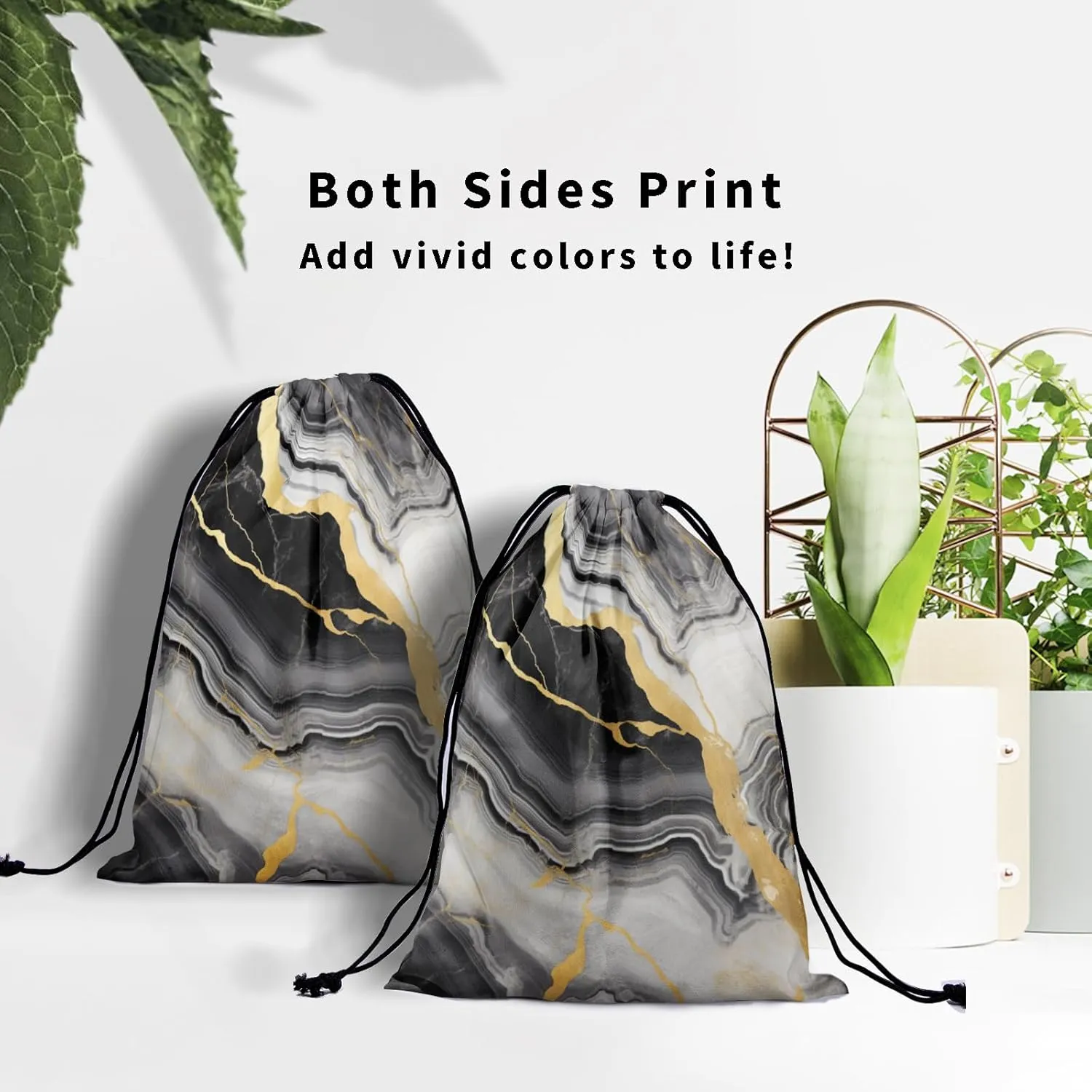 Nerxy Marble Gymnastics Grip Bag Marbles Drawstring Grip Bag Stone Gymnastics Pouch String Bag for Gym Sports Storage