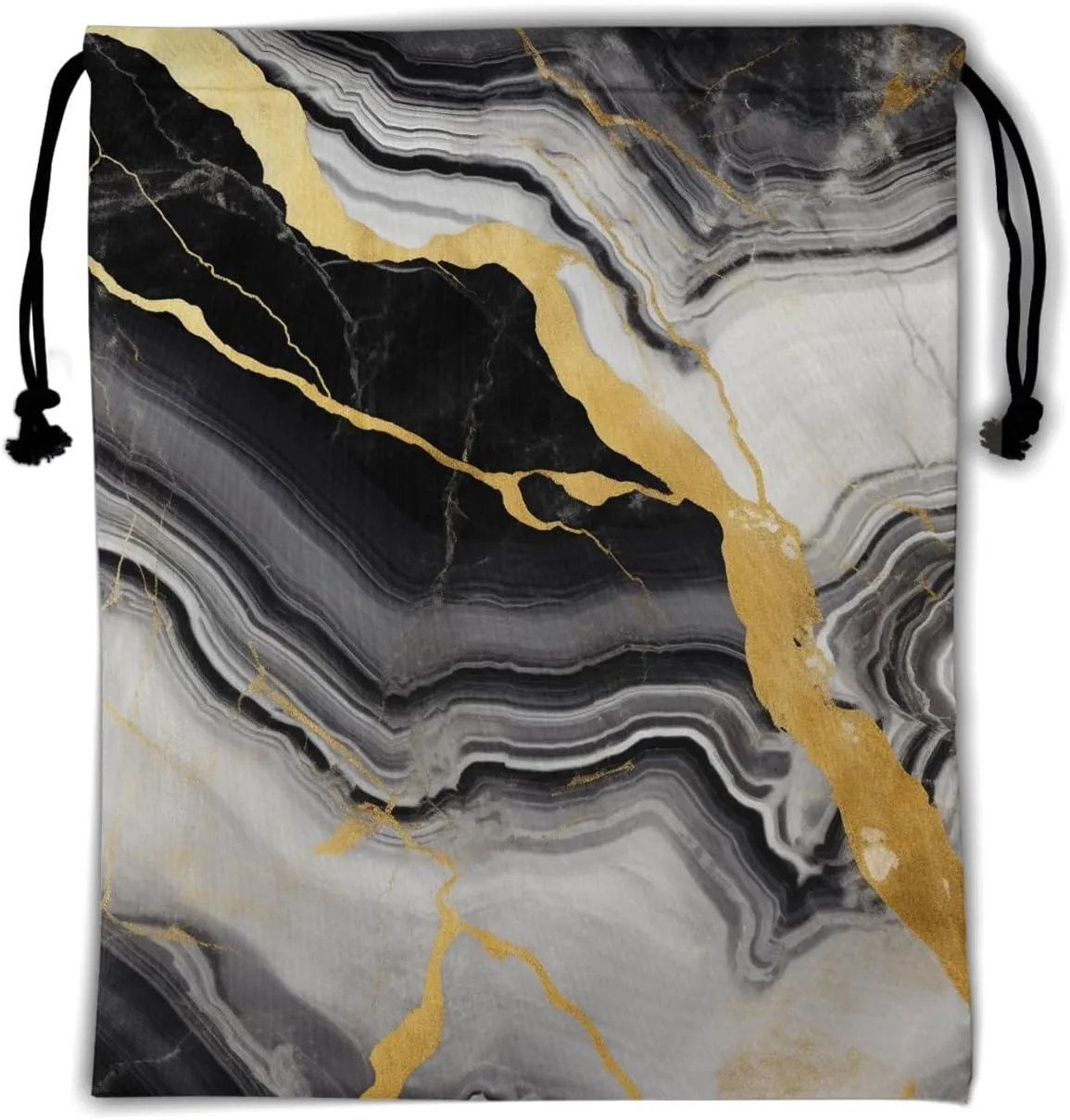 Nerxy Marble Gymnastics Grip Bag Marbles Drawstring Grip Bag Stone Gymnastics Pouch String Bag for Gym Sports Storage