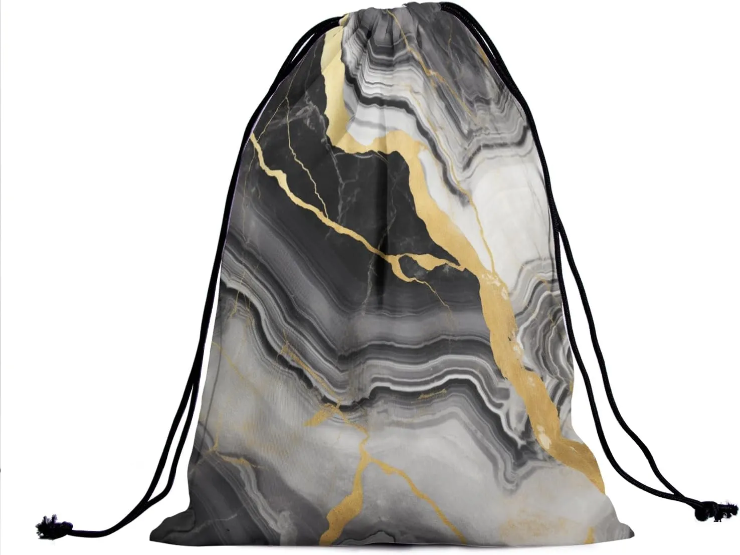 Nerxy Marble Gymnastics Grip Bag Marbles Drawstring Grip Bag Stone Gymnastics Pouch String Bag for Gym Sports Storage