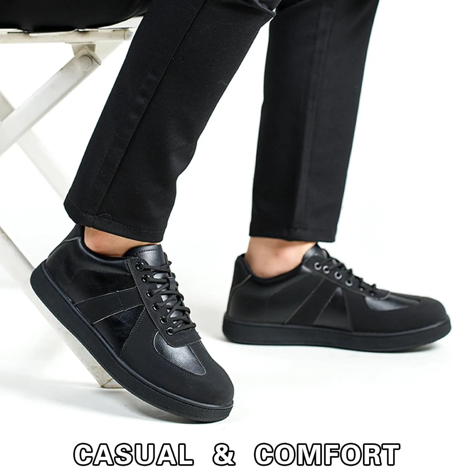 Non Slip Work Shoes for Men Women丨Waterproof Slip On Walking Loafers