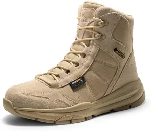 NORTIV 8 Men's Lightweight Military Tactical Work Boots Outdoor Hiking Motorcycle Combat Boots
