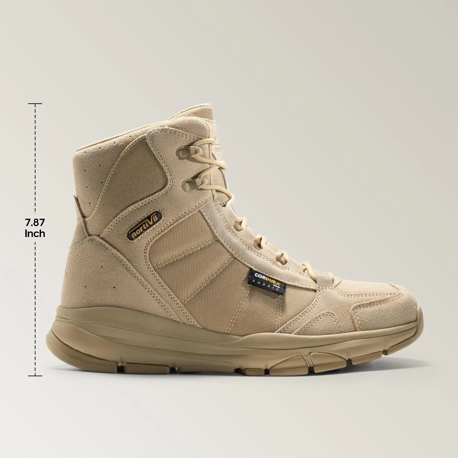 NORTIV 8 Men's Lightweight Military Tactical Work Boots Outdoor Hiking Motorcycle Combat Boots