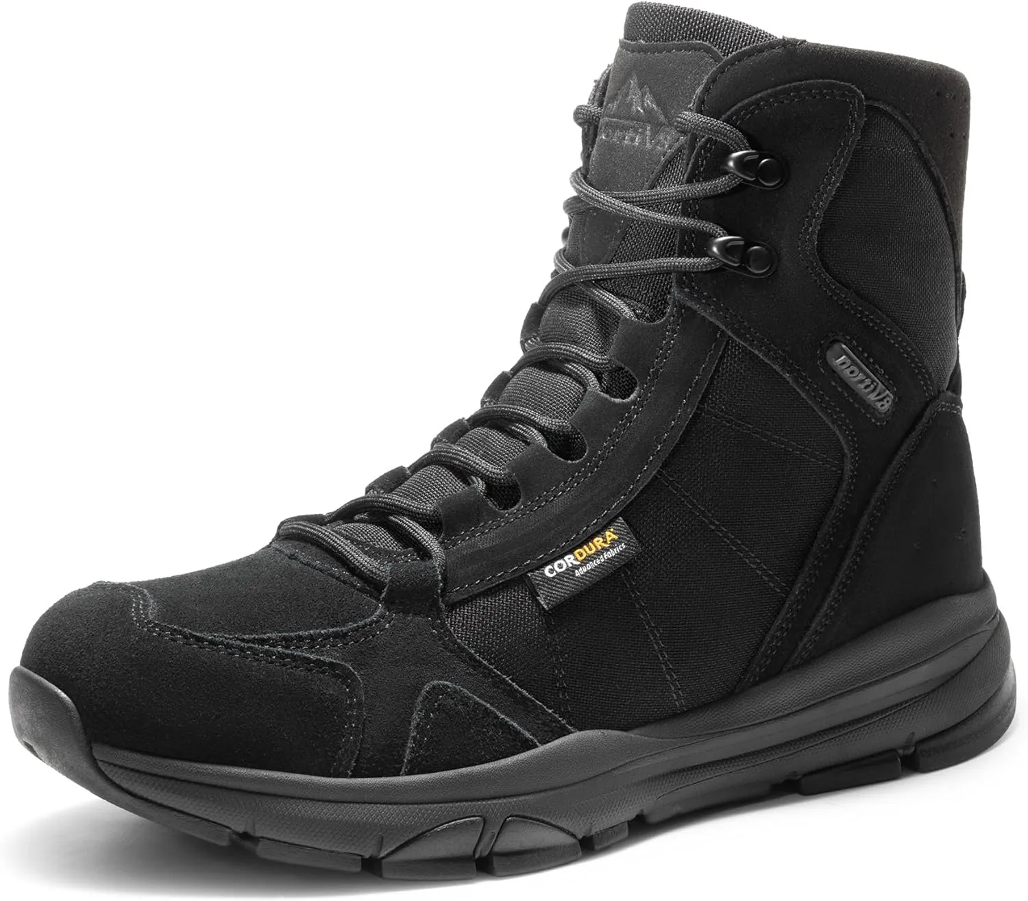 NORTIV 8 Men's Lightweight Military Tactical Work Boots Outdoor Hiking Motorcycle Combat Boots