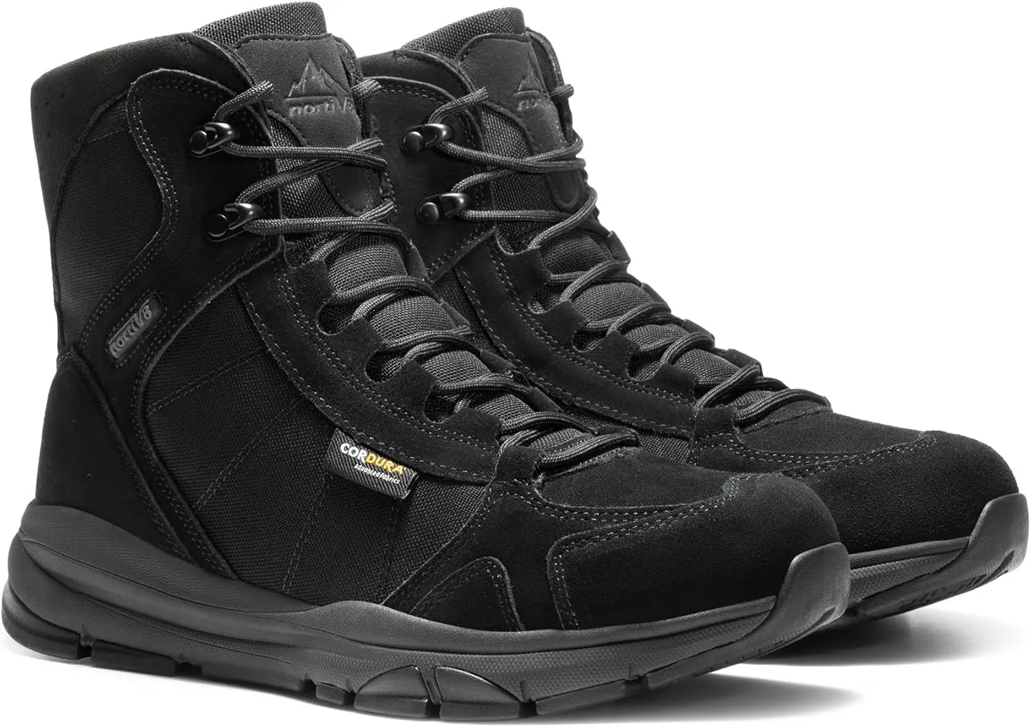 NORTIV 8 Men's Lightweight Military Tactical Work Boots Outdoor Hiking Motorcycle Combat Boots