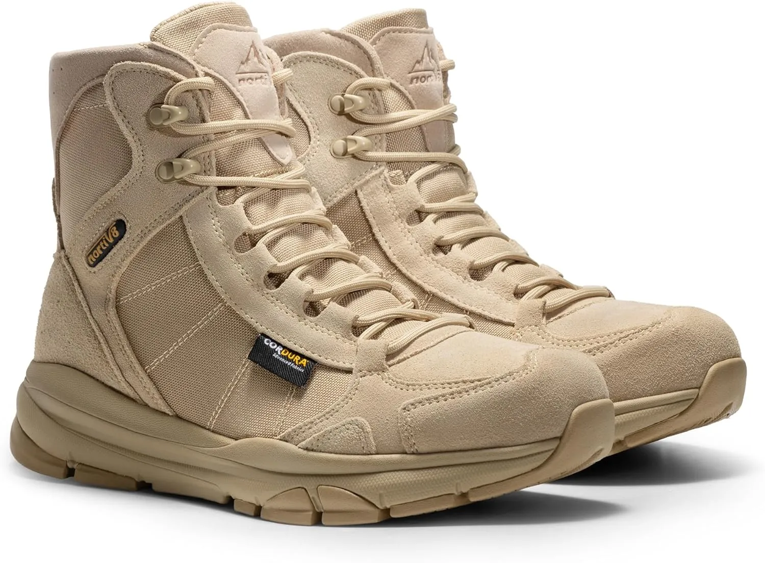 NORTIV 8 Men's Lightweight Military Tactical Work Boots Outdoor Hiking Motorcycle Combat Boots