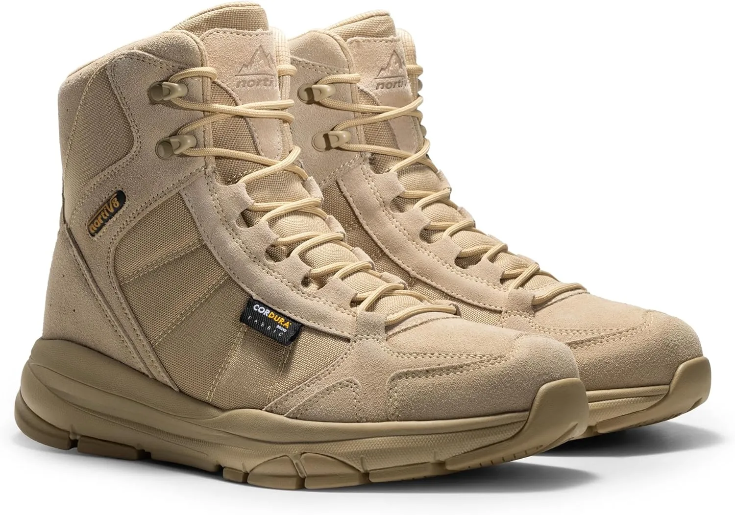 NORTIV 8 Men's Lightweight Military Tactical Work Boots Outdoor Hiking Motorcycle Combat Boots