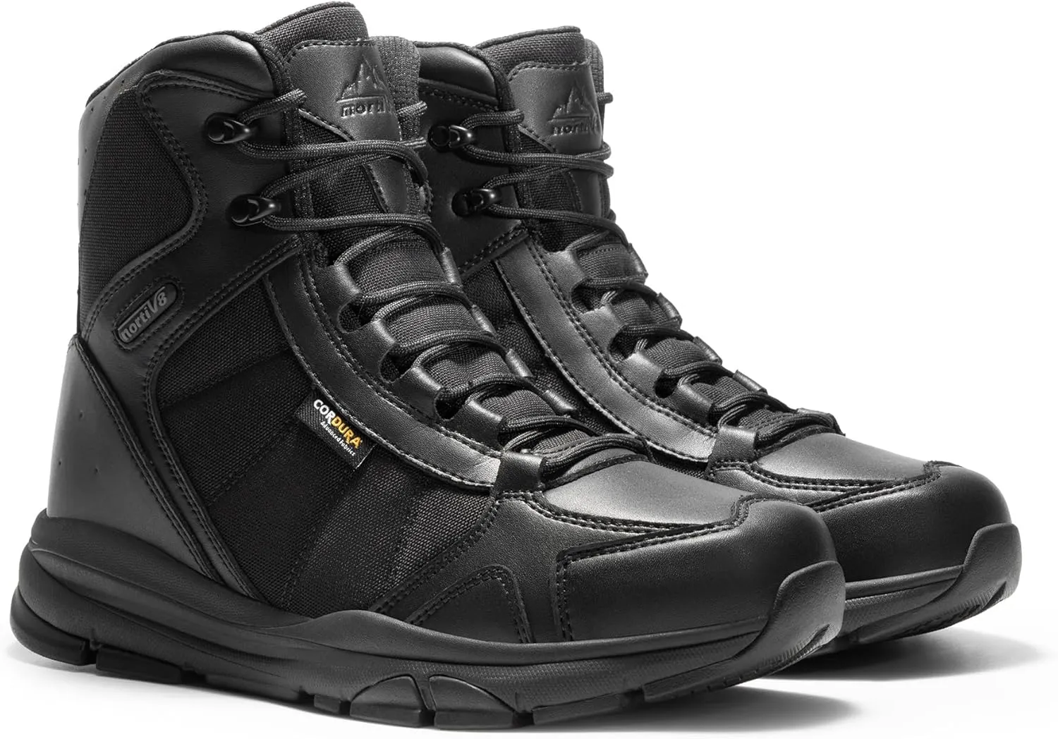 NORTIV 8 Men's Lightweight Military Tactical Work Boots Outdoor Hiking Motorcycle Combat Boots