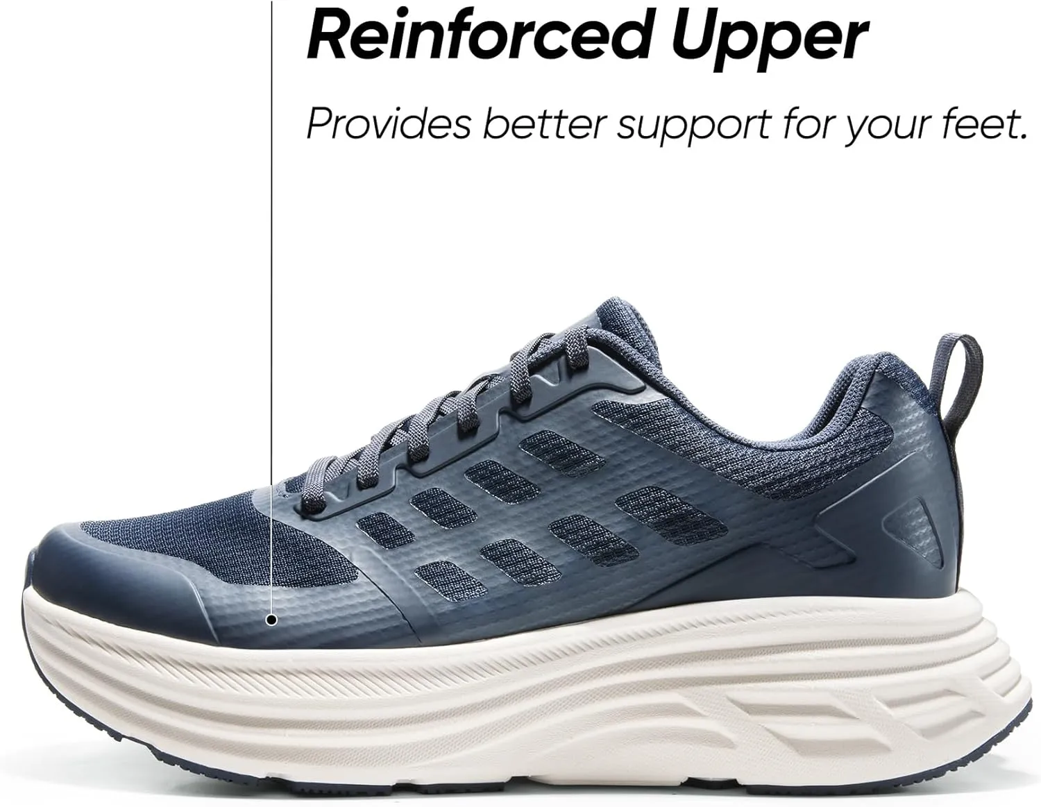 NORTIV 8 Men's Walking Running Tennis Cushioning Shoes ActiveFloat Non Slip Athletic Gym Workout Jogging Comfortable Sneakers