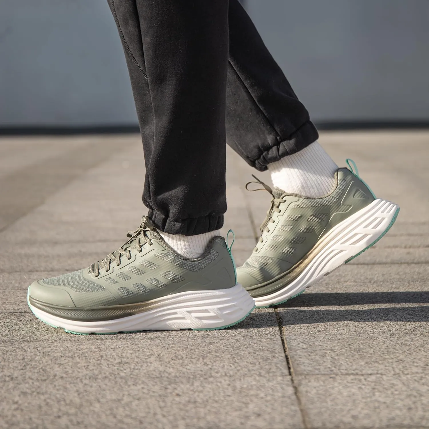 NORTIV 8 Men's Walking Running Tennis Cushioning Shoes ActiveFloat Non Slip Athletic Gym Workout Jogging Comfortable Sneakers