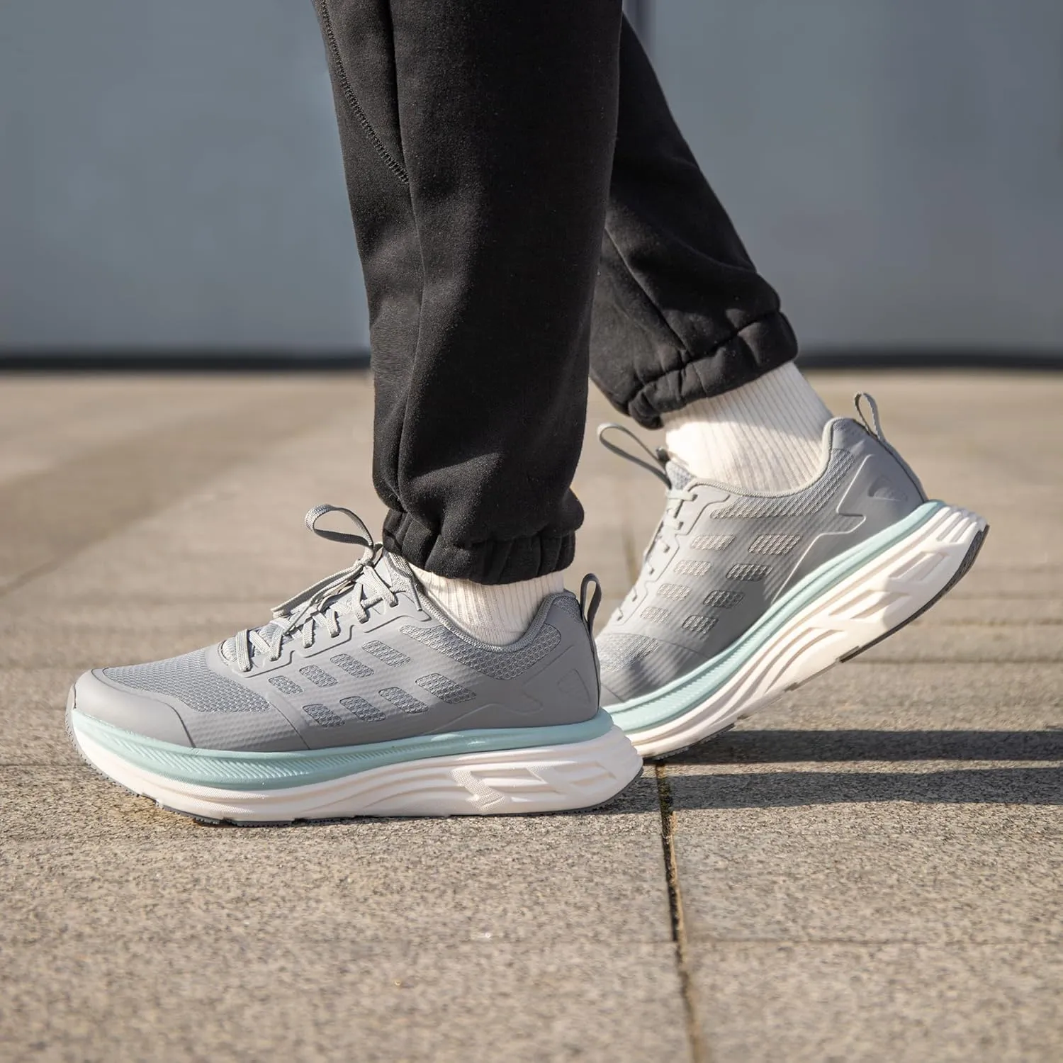 NORTIV 8 Men's Walking Running Tennis Cushioning Shoes ActiveFloat Non Slip Athletic Gym Workout Jogging Comfortable Sneakers