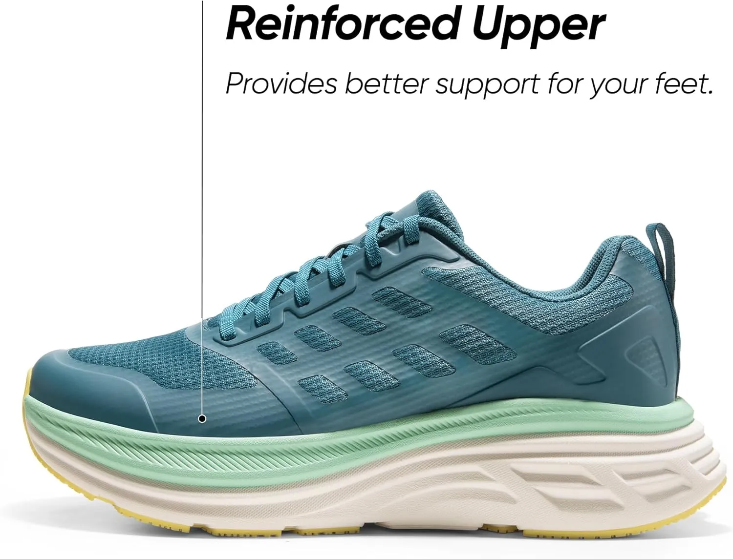 NORTIV 8 Men's Walking Running Tennis Cushioning Shoes ActiveFloat Non Slip Athletic Gym Workout Jogging Comfortable Sneakers