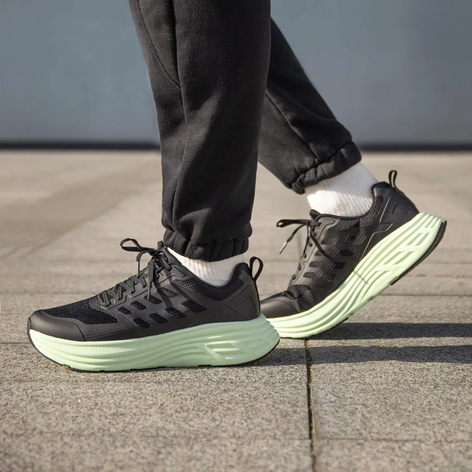 NORTIV 8 Men's Walking Running Tennis Cushioning Shoes ActiveFloat Non Slip Athletic Gym Workout Jogging Comfortable Sneakers