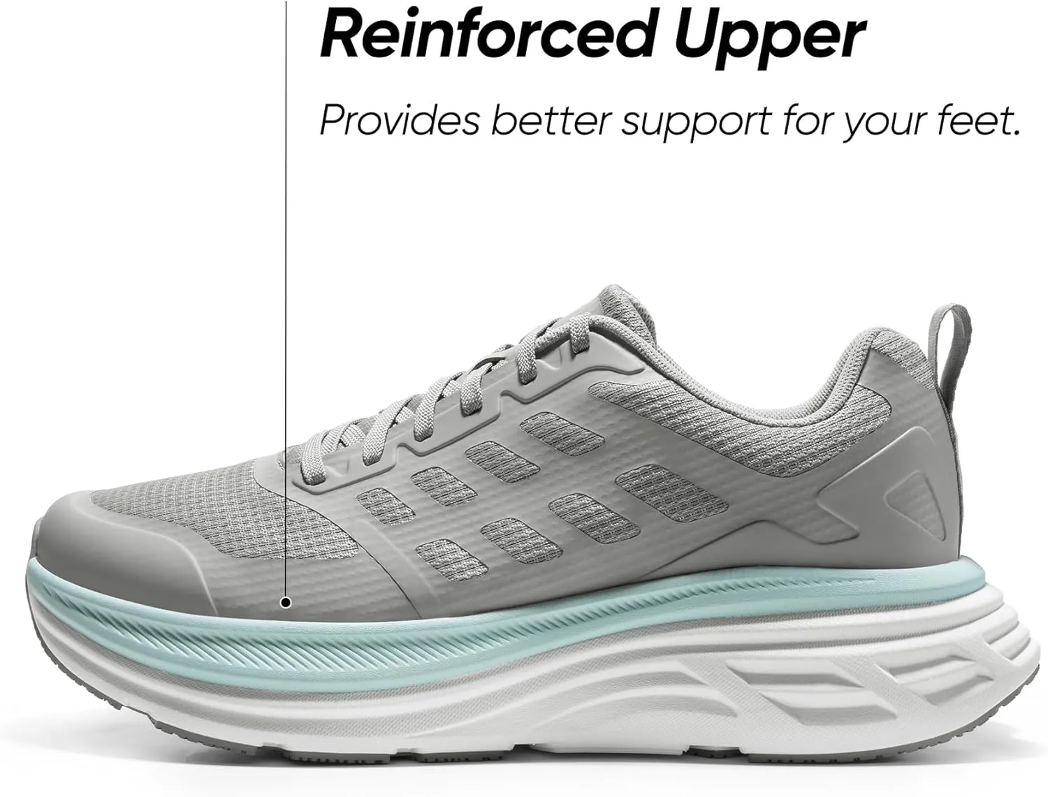 NORTIV 8 Men's Walking Running Tennis Cushioning Shoes ActiveFloat Non Slip Athletic Gym Workout Jogging Comfortable Sneakers
