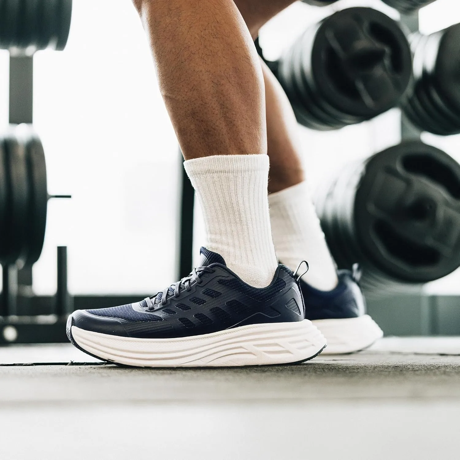 NORTIV 8 Men's Walking Running Tennis Cushioning Shoes ActiveFloat Non Slip Athletic Gym Workout Jogging Comfortable Sneakers