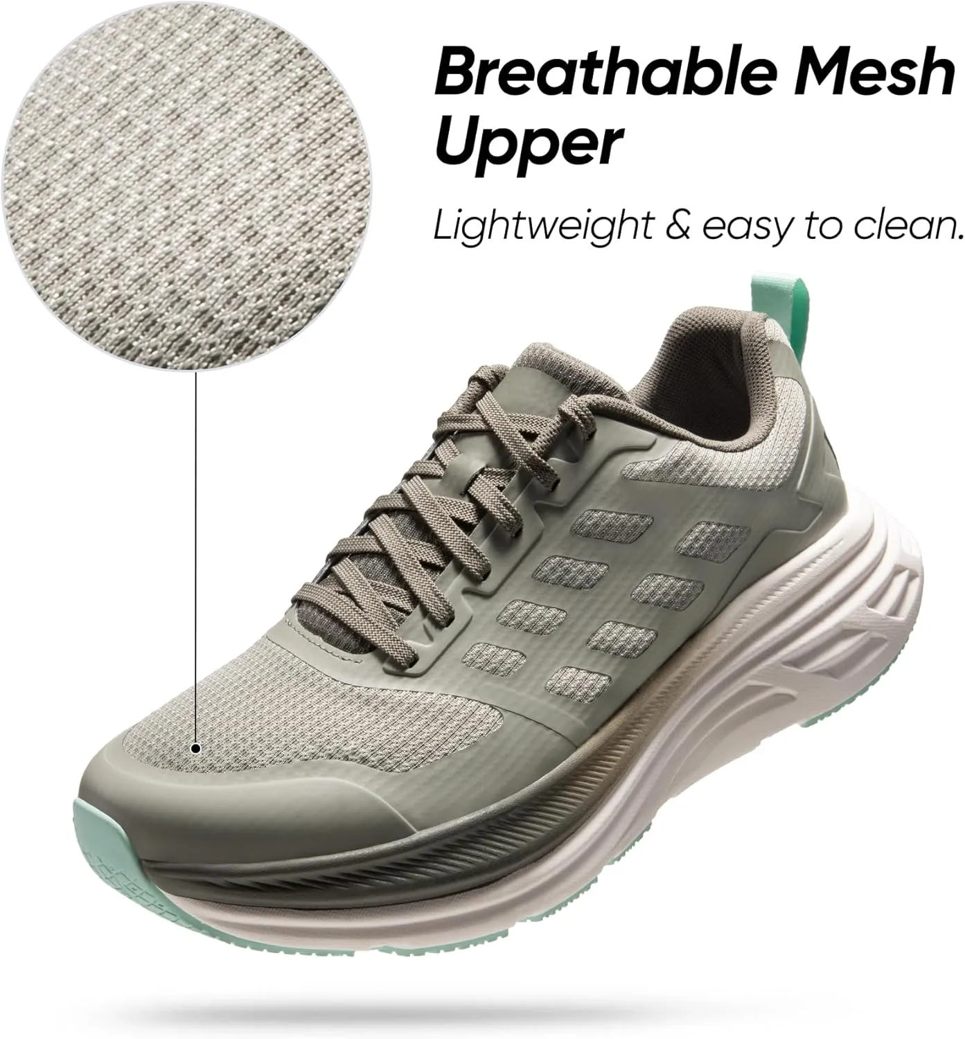 NORTIV 8 Men's Walking Running Tennis Cushioning Shoes ActiveFloat Non Slip Athletic Gym Workout Jogging Comfortable Sneakers