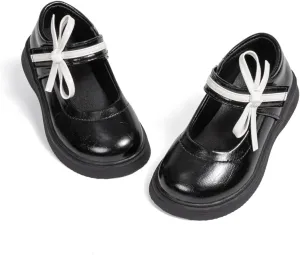 Oamico Toddler Girls Dress Shoes Loafers School Uniform Mary Jane Flats Thick Non-Slip Sole Casual Shoe (Toddler/Little Kids)
