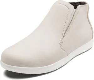 OLUKAI Hawai'iloa Manu Hope Women's Booties, Soft & Comfortable Waterproof Full-Grain Leather, Elastic Gore Panels for Customized Fit & Wet Grip Rubber Soles